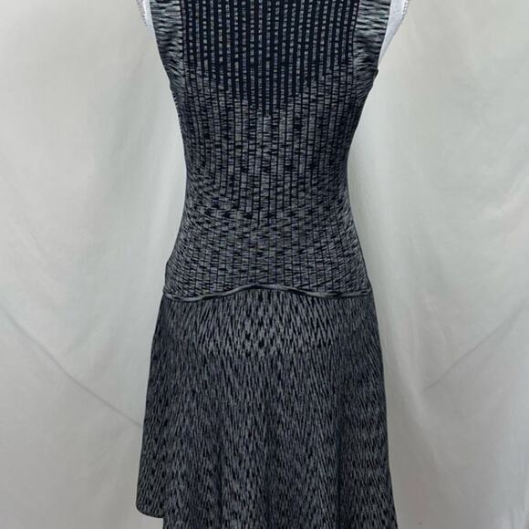 1.State Gray & Black Fit & Flare BalletCore Feminine Dress NWOT Size M - Picture 5 of 12
